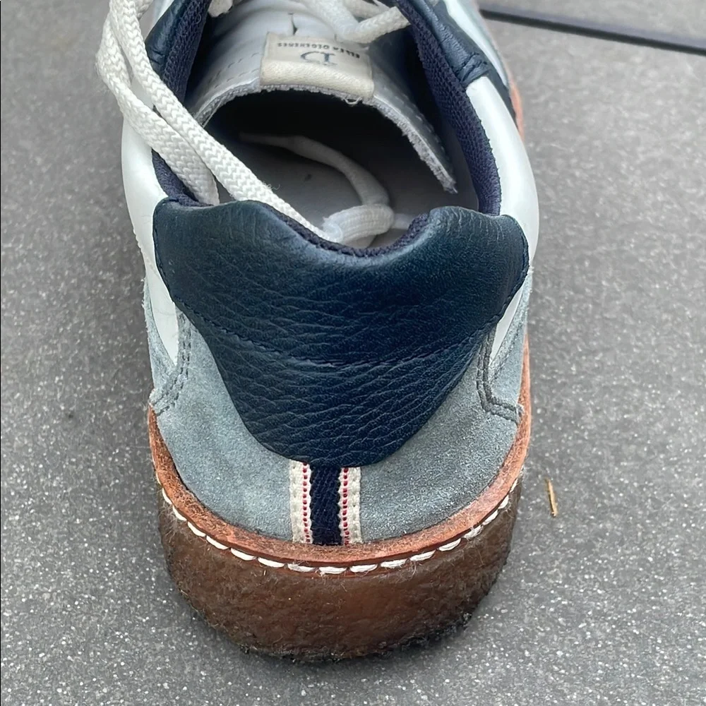 ED - Ellen Stylish Blue and White Sneakers Danby 3 - Picture 5 of 14